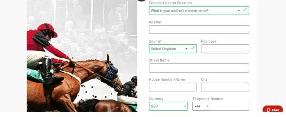 GentingBet Registration Form - Part 2