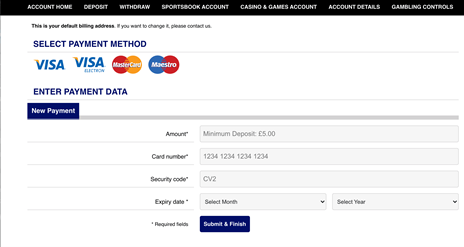 the pools payment method