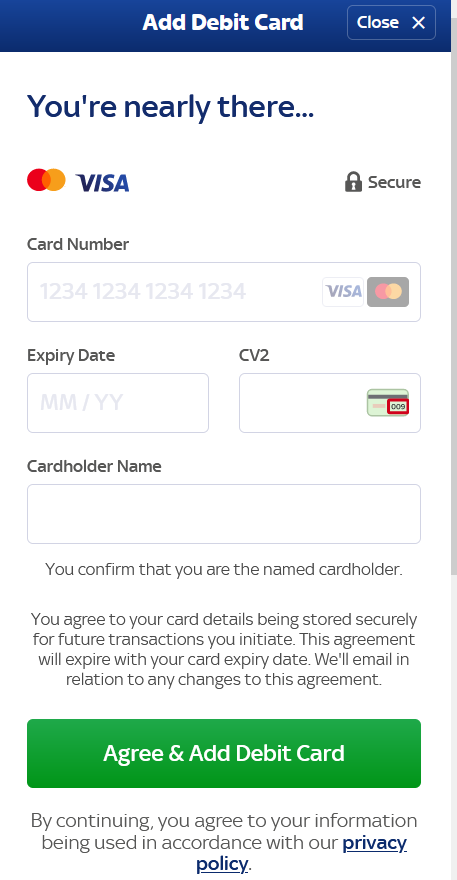 Screenshot of Registration Process 10. 